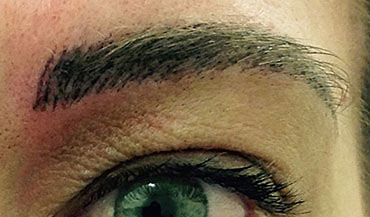 Cosmetic tattoo hair stroke brows-After