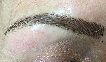 Cosmetic tattoo hair stroke brows - After