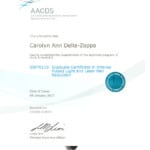 AACDS Graduate Certificate in Intense Pulsed Light and Laser Hair Reduction